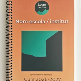 Agenda escolar personalizada para centros educativos